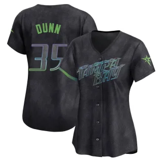 Women's Limited Charcoal Oliver Dunn Tampa Bay Rays 2024 City Connect Jersey