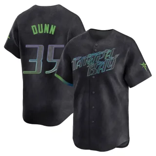 Youth Limited Charcoal Oliver Dunn Tampa Bay Rays 2024 City Connect Jersey