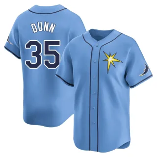 Youth Limited Light Blue Oliver Dunn Tampa Bay Rays Alternate Jersey