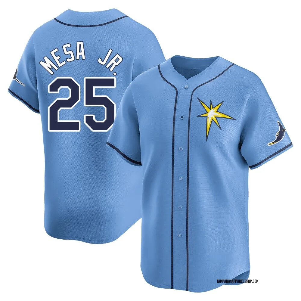Youth Limited Light Blue Victor Mesa Jr. Tampa Bay Rays Alternate Jersey